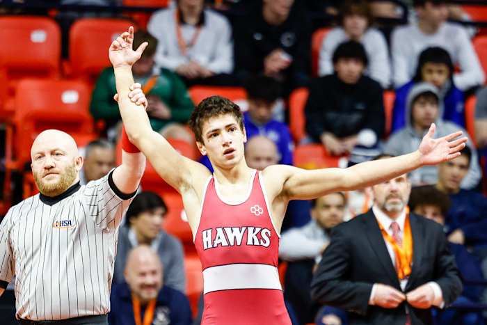 Illinois wrestling championships February 17 2024 Nate Latsch 25992